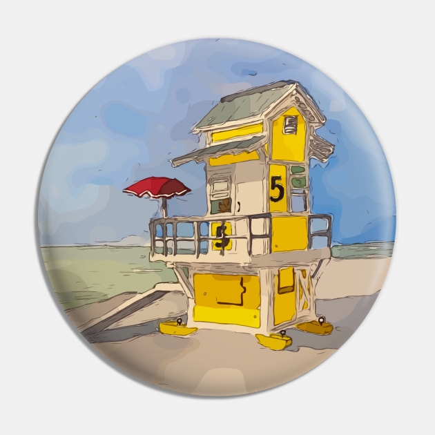 Cute lifeguard tower in Clearwater Beach Florida Pin by WelshDesigns