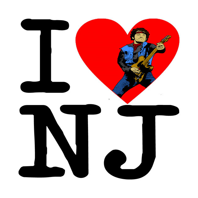 I Love NJ (Bruce) by BradyRain