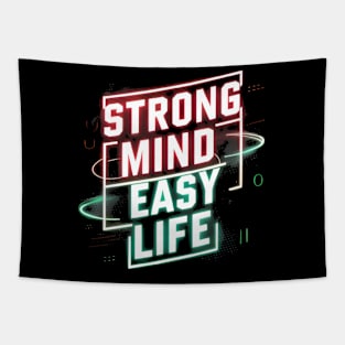 mental health - Strong Mind, Easy Life Tapestry