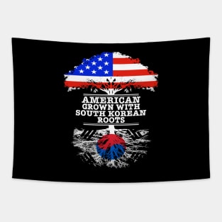 American Grown With South Korean Roots - Gift for South Korean With Roots From South Korea Tapestry