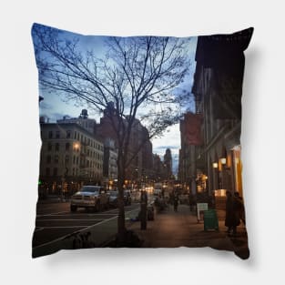 Upper West Side, Manhattan, New York City Pillow