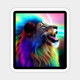 RGB Lion Magnet