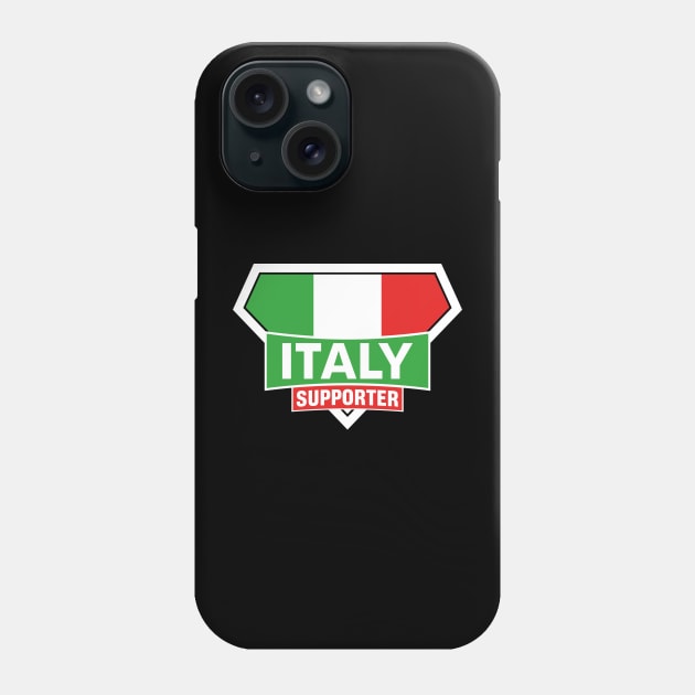 Italy Super Flag Supporter Phone Case by ASUPERSTORE