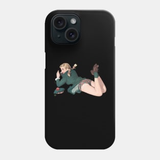 Vintage retro girl phone Phone Case