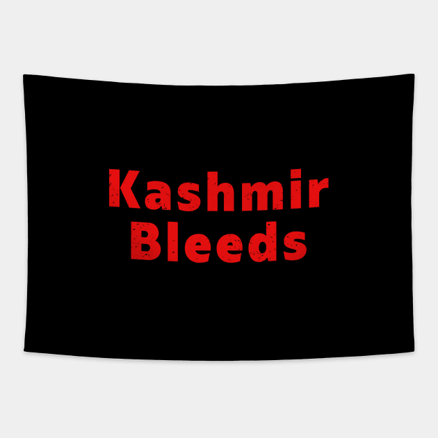 Kashmir Bleeds Pray For Kashmir To Stop Massacre Killing Tapestry by mangobanana