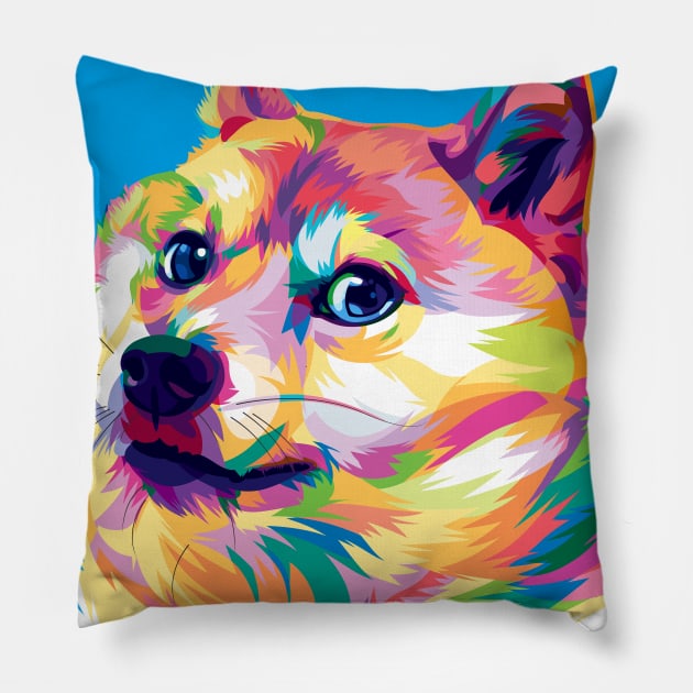 dog meme Pillow by ZeekayID