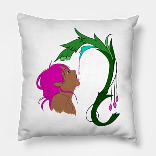 Copy of Elf drinking from a flower Pillow