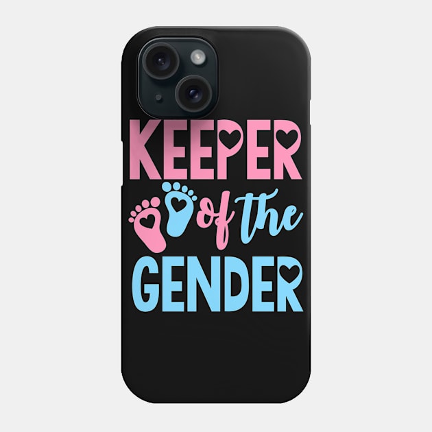 Keeper of the Gender Reveal Party Baby Shower Phone Case by CreativeShirt