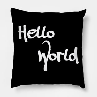 Hello world Pillow