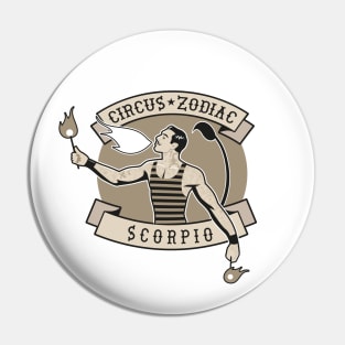 Zodiac Circus Scorpio Pin