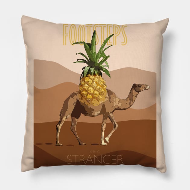 Footsteps of a Stranger in the desert - Dromedary with Pineapple Pillow by FlyingMashedPotato