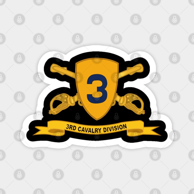 3rd Cavalry Division w Br - Ribbon Magnet by twix123844