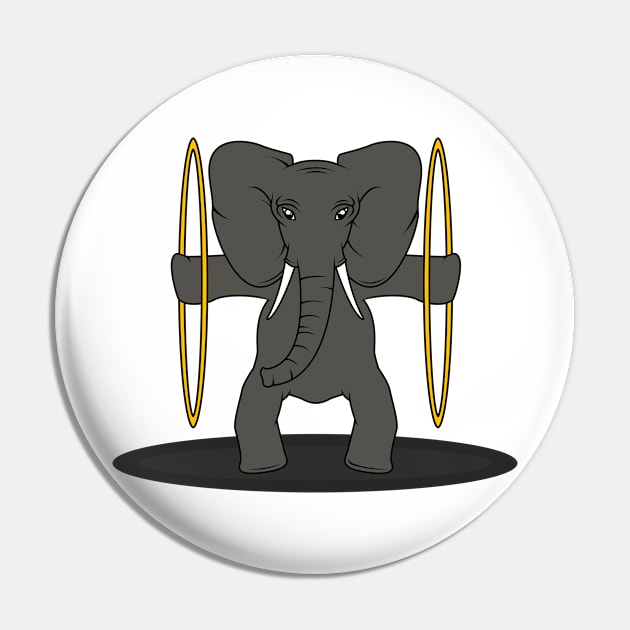 Funny elephant as arthist in the circus Pin by Markus Schnabel