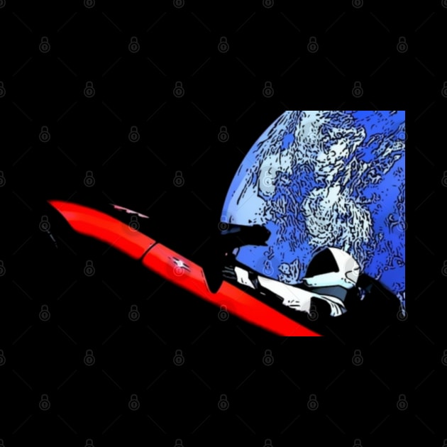 Space Car by TeeTrendz