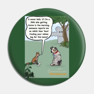 Fox problems Pin