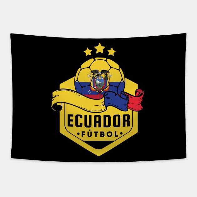 Ecuador World Cup Tapestry by footballomatic