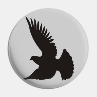 Dove Silhouette Pin