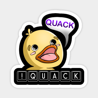 !Quack, Baby Duck, Quackers, Twitch Streamer Emote Magnet