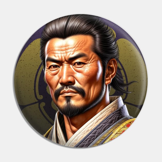 Oda Nobunaga Pin by Garment Monkey Co.