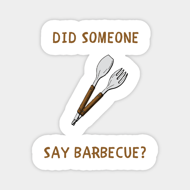 Did someone say barbecue? Magnet by IOANNISSKEVAS