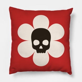 Skull flower Pillow