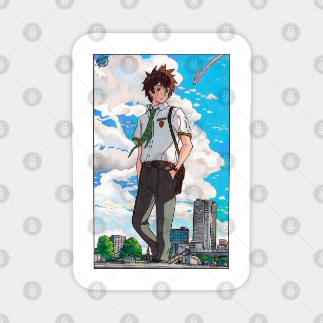 Taki Your Name Kimi No Na Wa Your Name Magnet Teepublic Uk