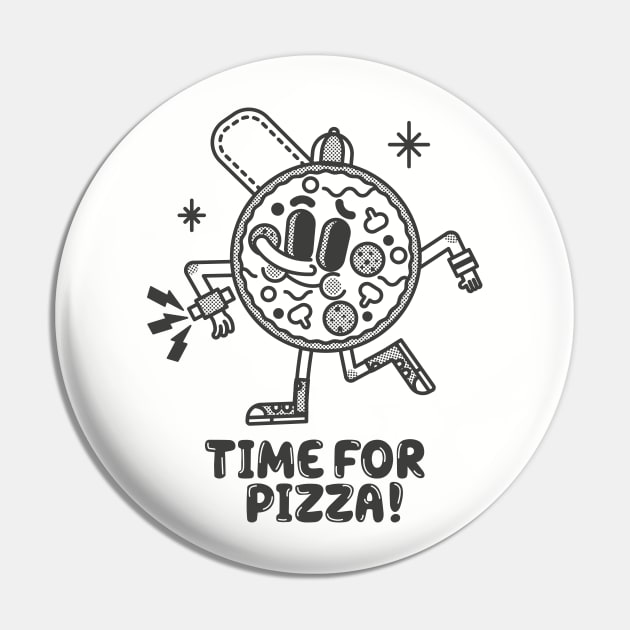 Time for Pizza Pin by Geeksarecool