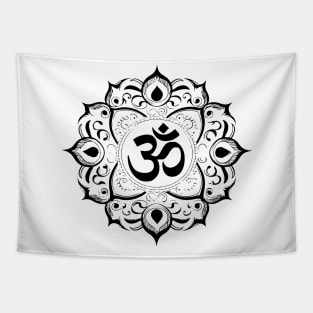 Cosmic Resonance: The Mystical Power of Om Tapestry