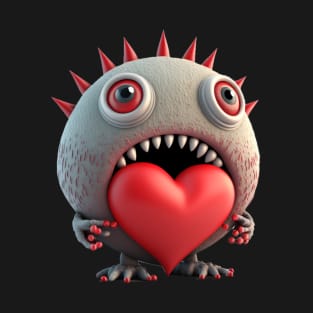 Valentines Day Monster v03 T-Shirt