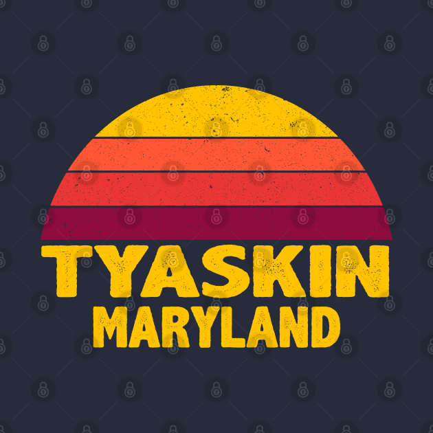 Vintage Retro TYASKIN MARYLAND Tyaskin Maryland Hoodie TeePublic