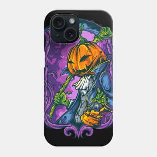 Halloween pumpkin boy Phone Case