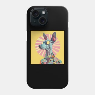 Mexican Hairless in 70's Phone Case