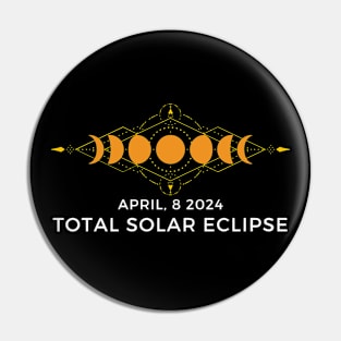 SOLAR ECLIPSE APRIL 8, 2024 NICKLACE Pin