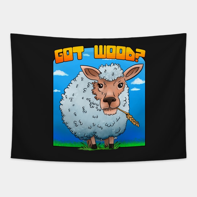 Got wood? Tapestry by Mansemat