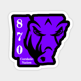 870 Hog Purple Magnet