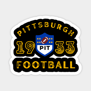 Pittsburgh Football Vintage Style Magnet