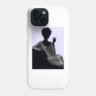 Femme Fatale c1960 I'll Take Mine Shaken not Stirred Phone Case