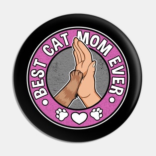 Funny Cute Cat Lover Mom Gift Women Cats Retro Pin