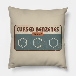 Cursed Benzenes Organic Chemistry Pillow