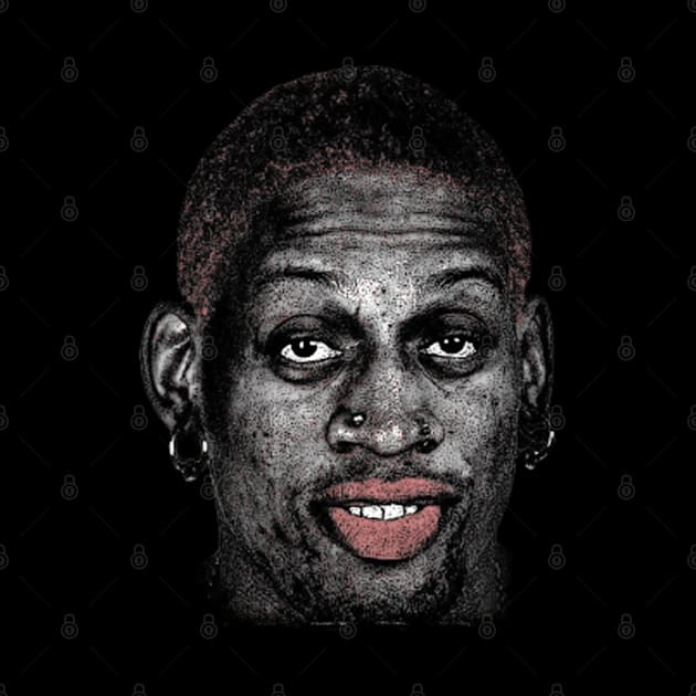 Dennis Rodman Bulls by Wkenca Barada