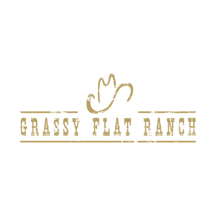 Grassy Flat Ranch Center Hat Logo T-Shirt