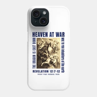 War in Heaven and the Dragon is Cast Down Revelation Phone Case