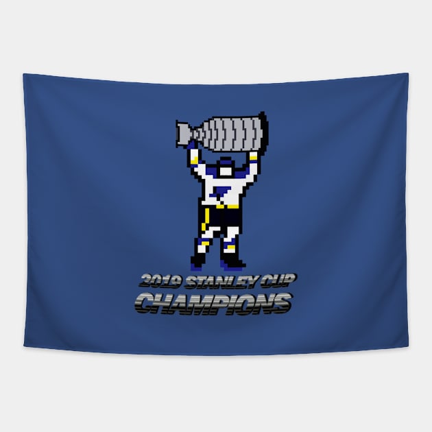 STANLEY CUP BLUES Tapestry by miniBOB