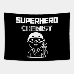 Superhero Chemist Tapestry