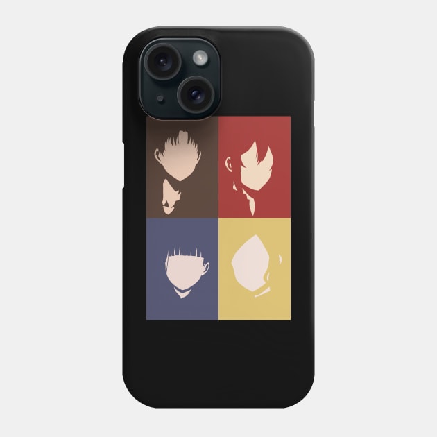 Tomo-chan Is a Girl or Tomo-chan wa Onnanoko Anime Charactcers in Vintage Minimalist Merch Design Phone Case by Animangapoi