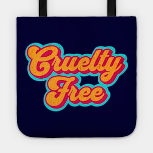 Retro Cruelty-Free Graphic Logo Tote