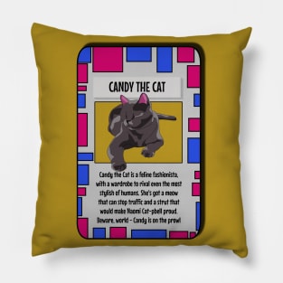 Animal Trading Card - Cat Pillow