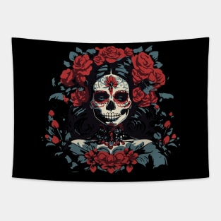 santa muerte Tapestry