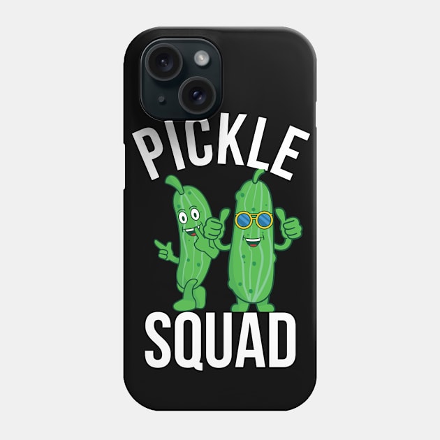 Pickle Squad Cool Pickles Phone Case by DesignArchitect