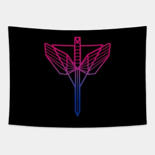 Bisexual Pride – Wynonna Earp – Angel Shield Tapestry